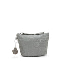 Naomi Medium Metallic Pouch Grey Snake Metallic - 5