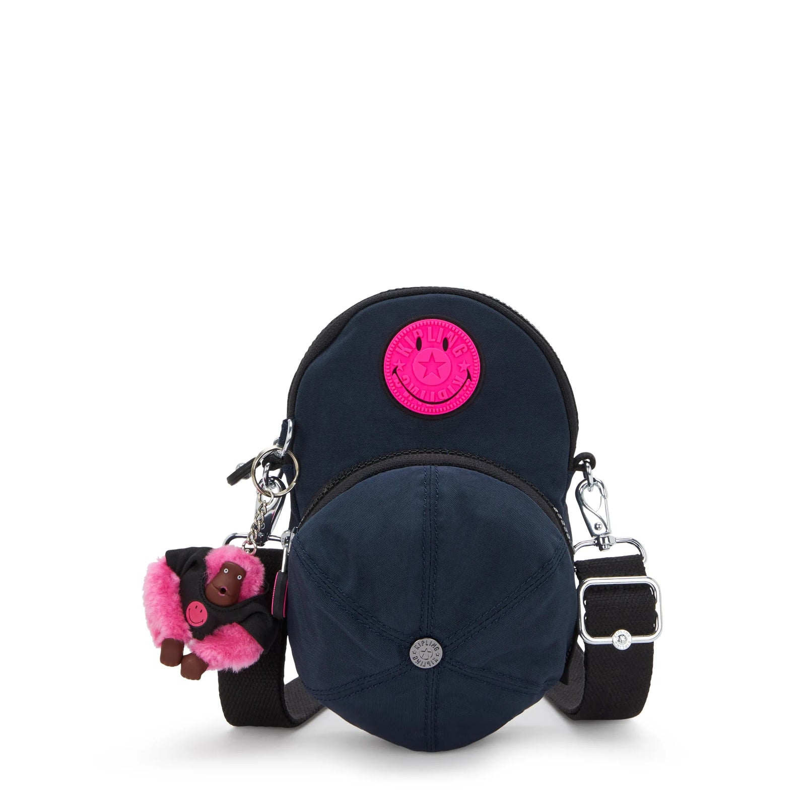 Cap Small Crossbody Pink Fun Blue Exterior/interior: Recycled Nylon