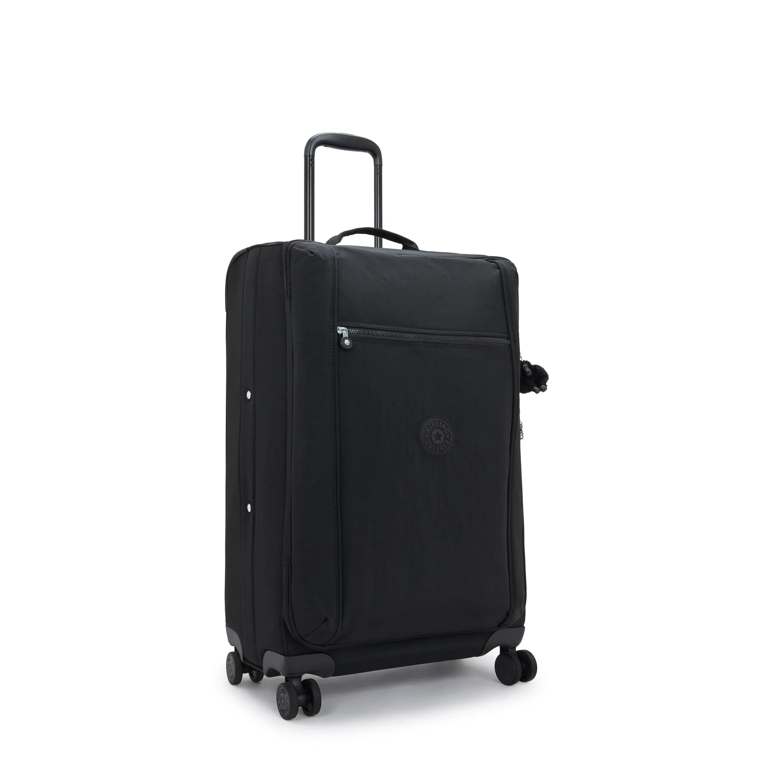 Kipling キャリーケース ブラック ソフトキャリー Jet Medium Rolling Luggage - Black Noir
