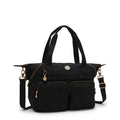 New Art Duo Pocket Tote Bag Blush Gold Black - 4