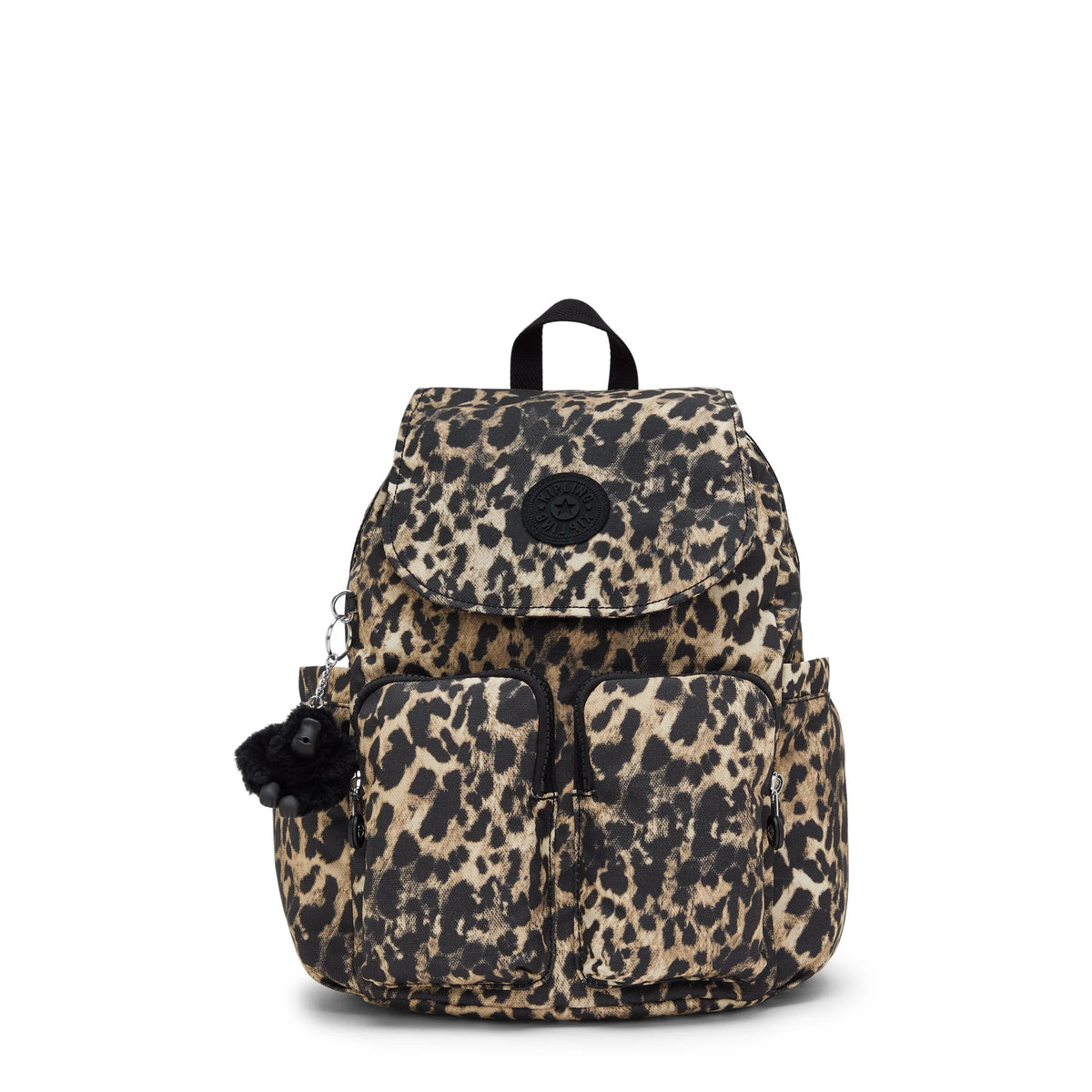 City Pocket Small Printed Backpack Wild Leopard - 
