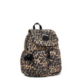 City Pocket Small Printed Backpack Wild Leopard - 5