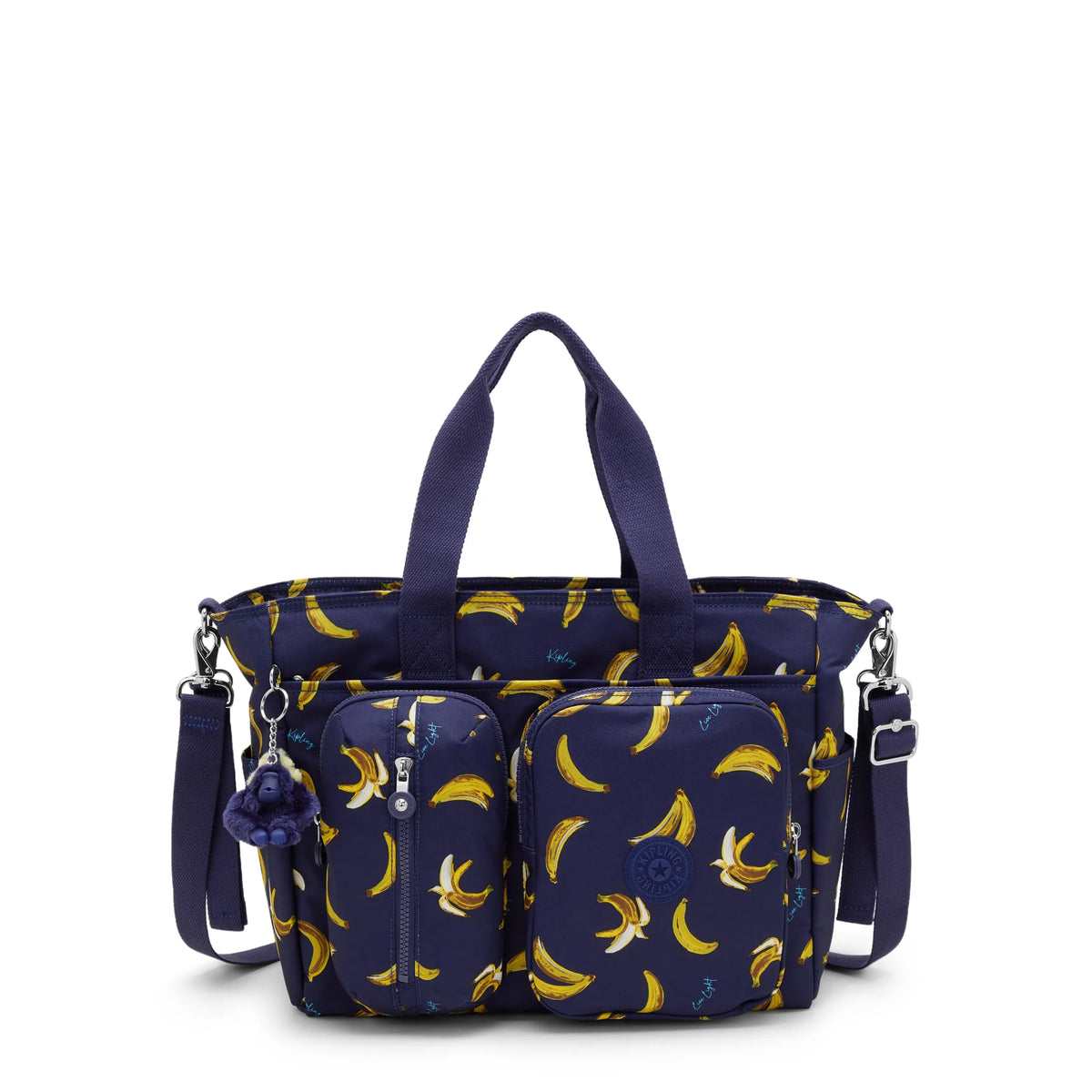 Babygear Printed Convertible Diaper Backpack Baby Banana Print - view1