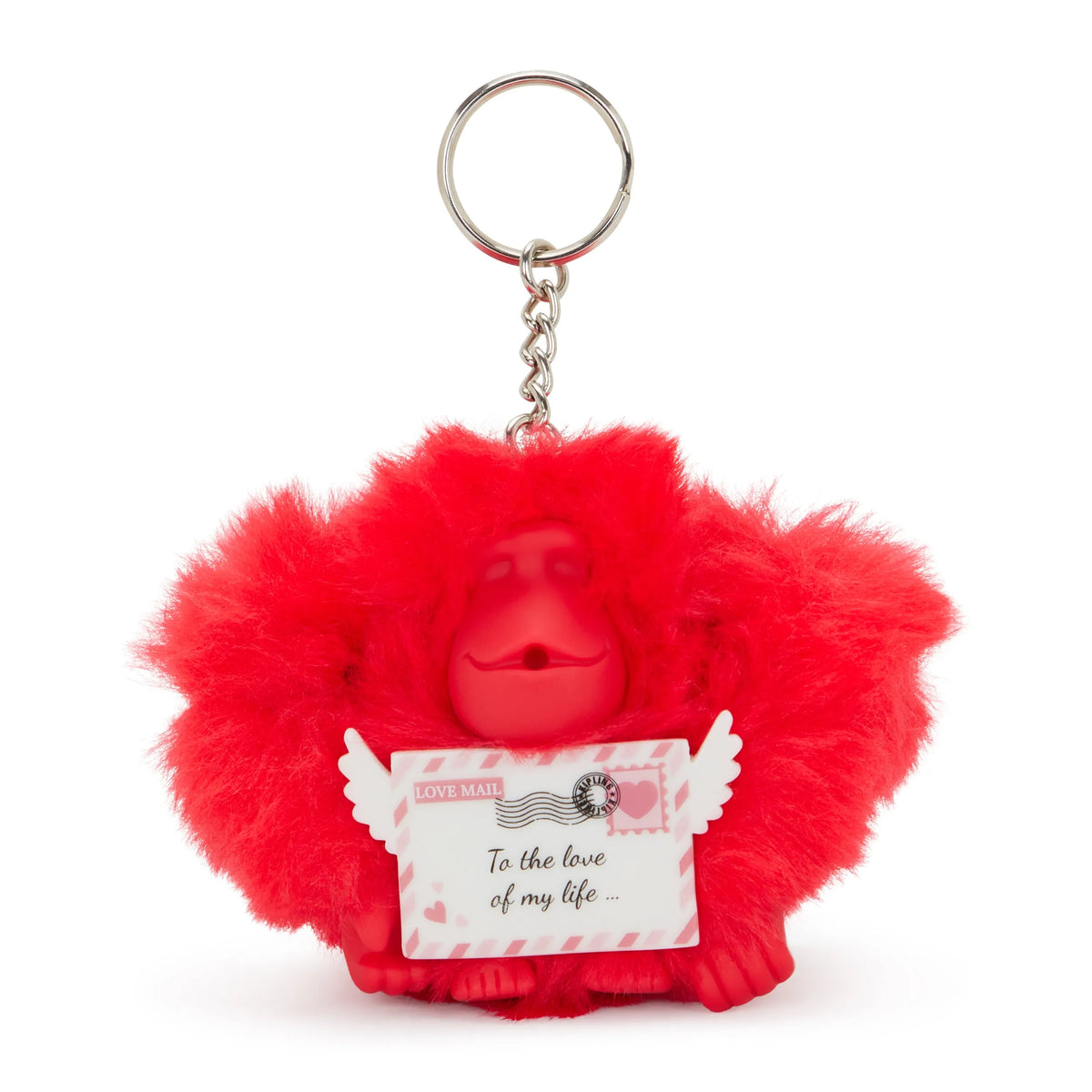 Valentine Letter Monkey Keychain Letter Red - 1