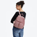 City Pocket Small Backpack Smoky Blush - 2