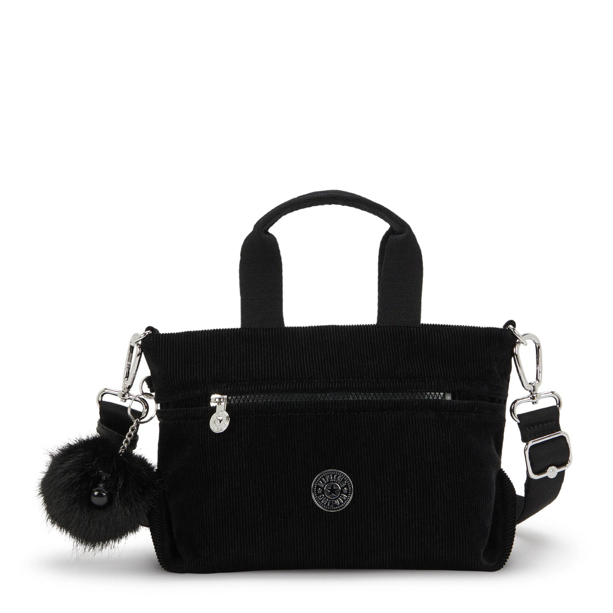 Malfi Corduroy Shoulder Bag Onyx Black Glam - 1