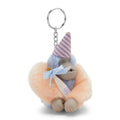 New Year Party Monkey Keychain Festive Pink - 2
