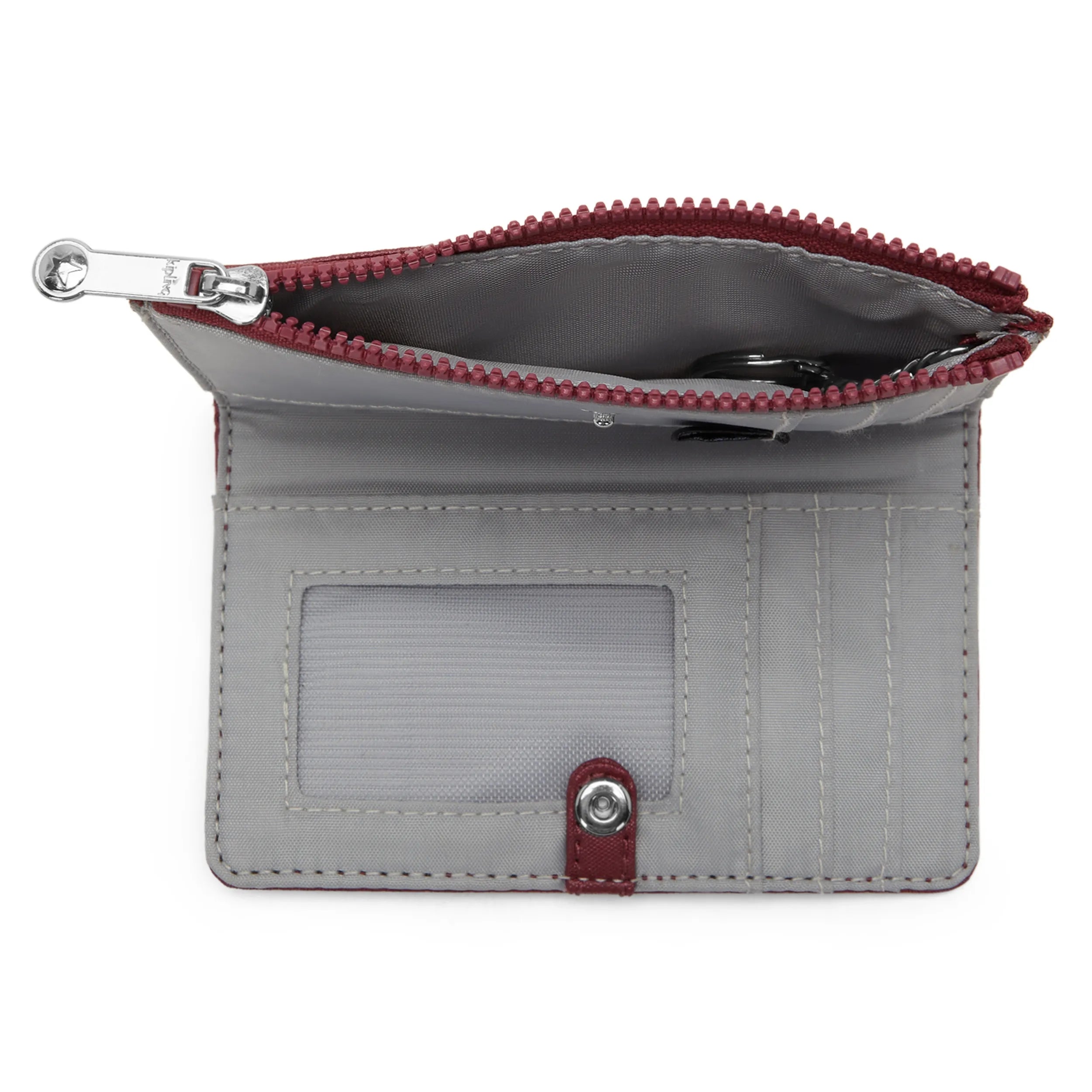 Meng Metallic Card Case - Deep Berry Metallic