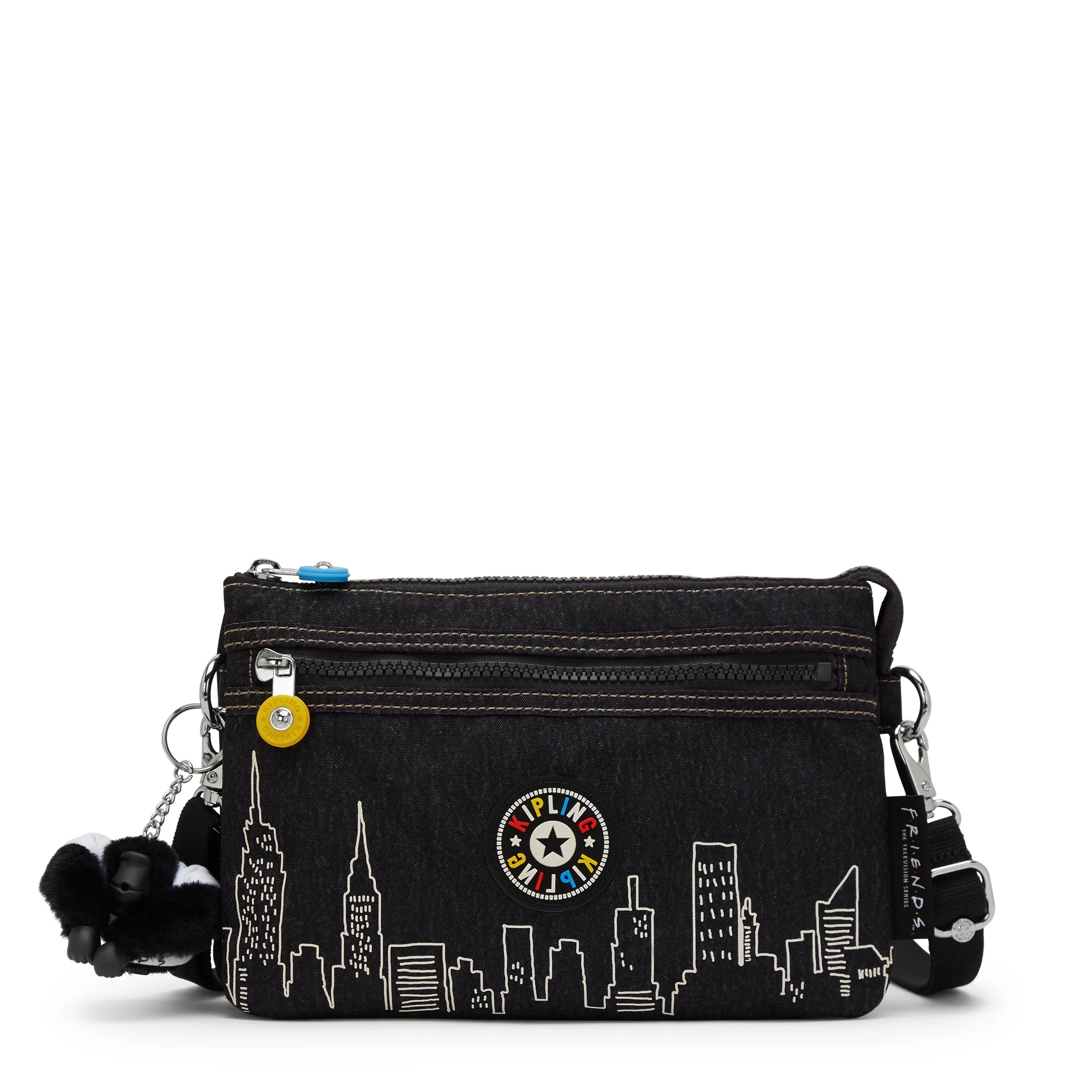 APC レザーCDケース ブラック ririジップ Friends Riri Zip Crossbody Bag Skyline Black