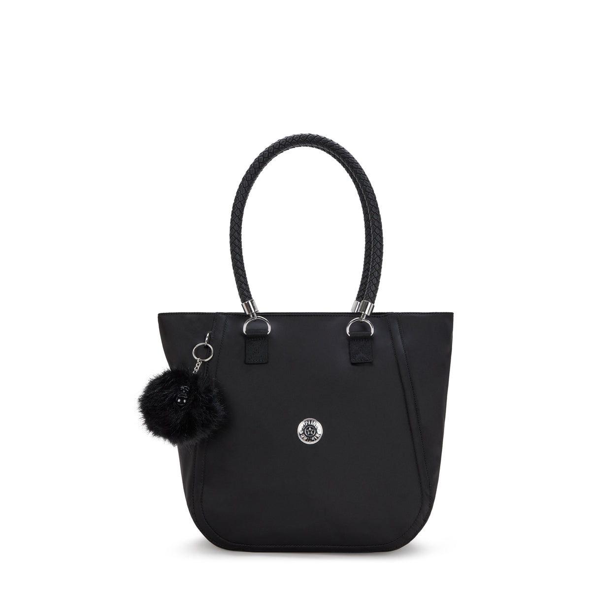 Tyra Tote Bag Jet Black Braid - 1
