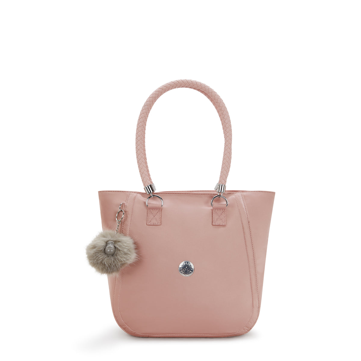 Tyra Tote Bag Petal Pink Braid - 1