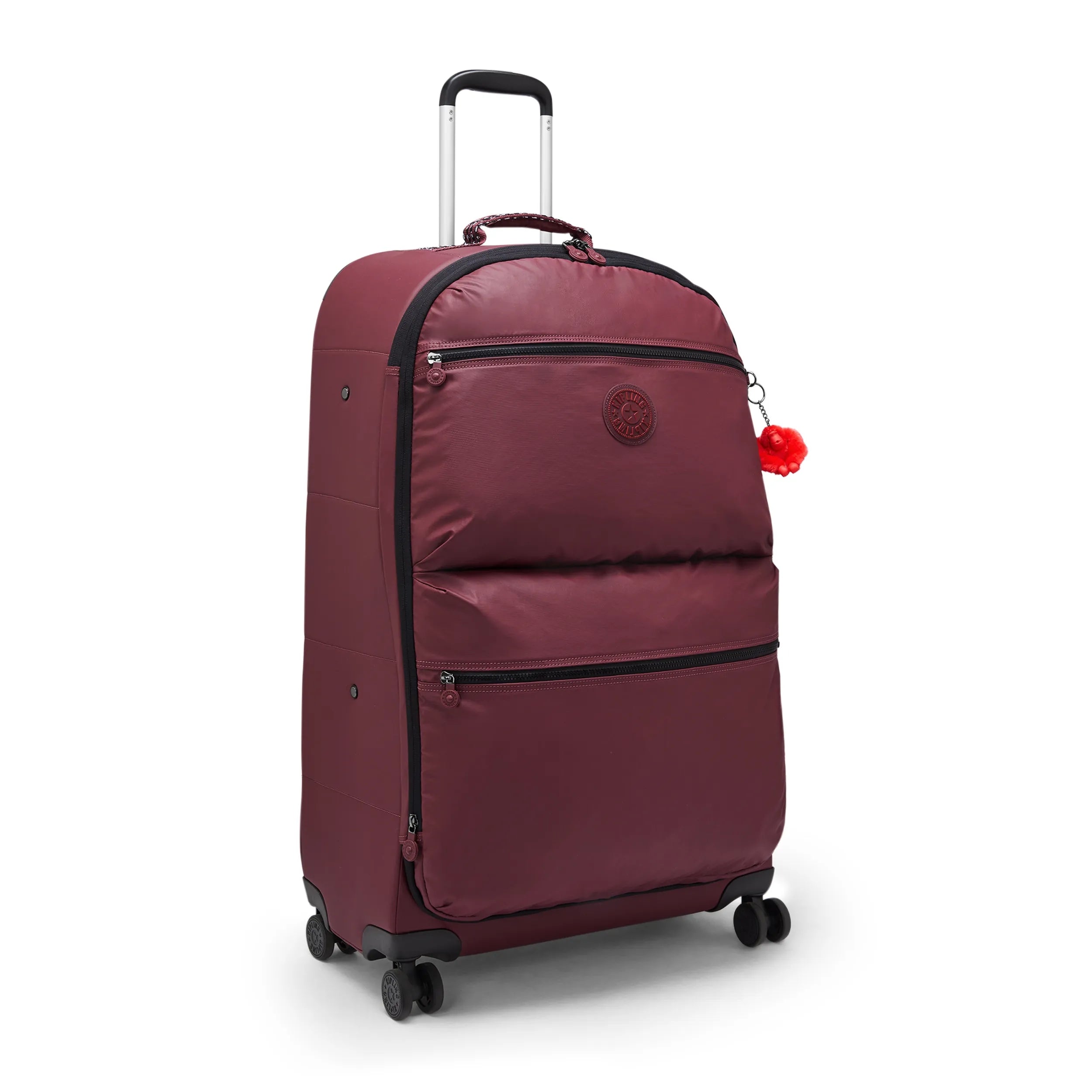 特大Kipling キャリーバッグ ボストンバッグ Zeke Large Luggage Redefined Rouge