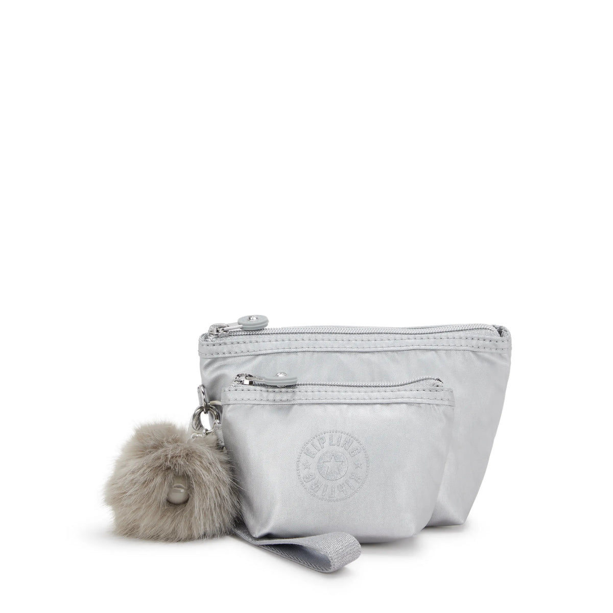 Shawna Metallic Pouch Set Platinum Luxe - 1