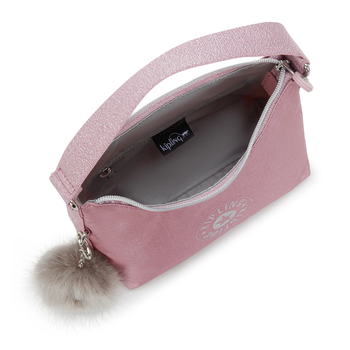 Bev Metallic Shoulder Bag Berry Glow Luxe - 3