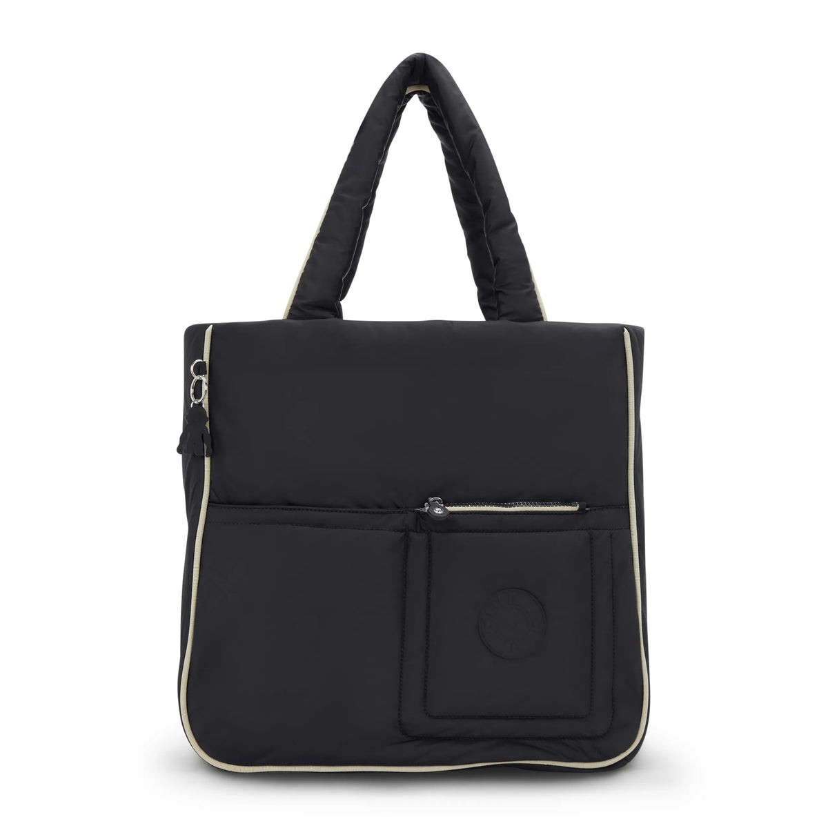 Jamil Puffed 13" Laptop Tote Bag Onyx Black Puff - 1