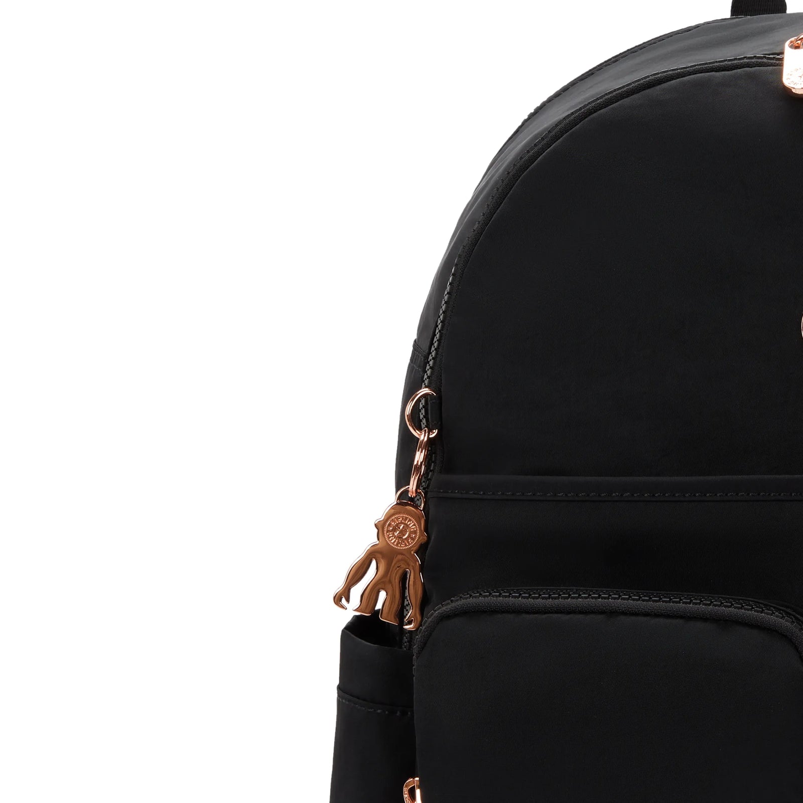 black and rose gold laptop backpack Leanna Laptop Backpack