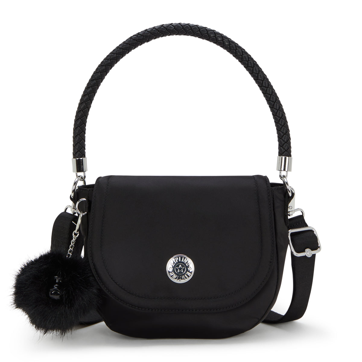 Breen Shoulder Bag Jet Black Braid - 1