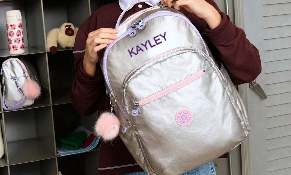 Kipling Live. A colorful array of handbags, backpacks and much more