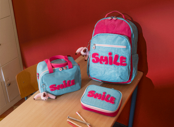 Kipling Live. A colorful array of handbags, backpacks and much more